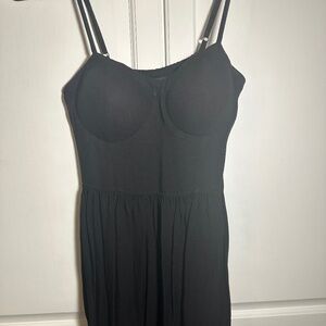 #BEMORE REWASH soft  Darling Black Bustier mini Dress!